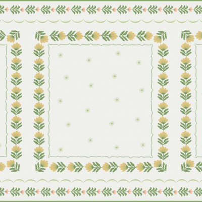 Greek Flower Frame - White V, Photowall