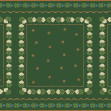 Greek Flower Frame - Green, Photowall