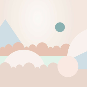 Graphic Shapes - Beige Pastel, Photowall