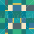 Metro Blocks - Green, Photowall