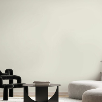 Fototapet Vanilla White într-un interior modern