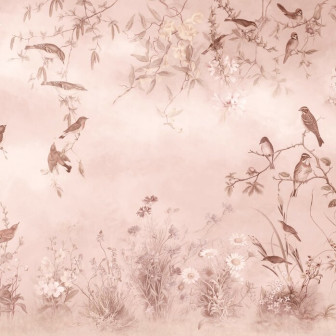 Meadow - Pink, Photowall