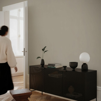 Fototapet crem într-o cameră modernă