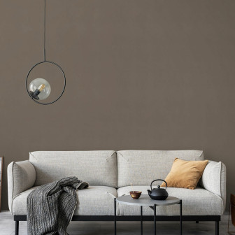 Fototapet cu textură de nisip într-un living modern