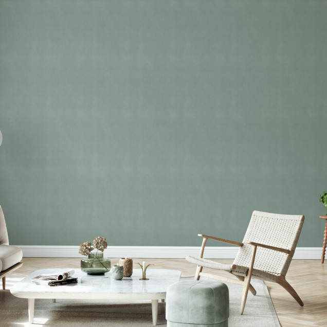 Fototapet albastru deschis într-un interior modern