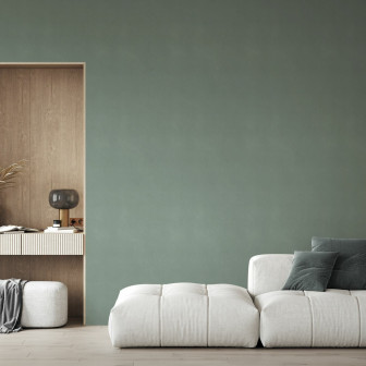 Fototapet albastru deschis într-un interior modern