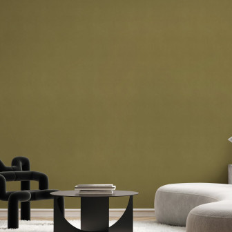 Fototapet galben mustar într-un interior modern