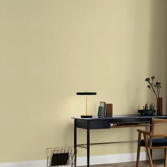 Fototapet galben pal într-un interior modern