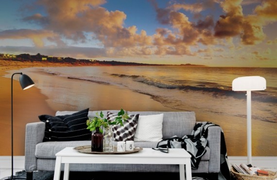 Foto tapet 3D Beach, personalizat, Rebel Walls