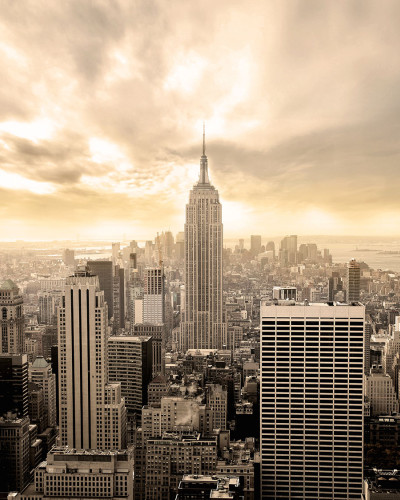 Tapet 3D panorama New York
