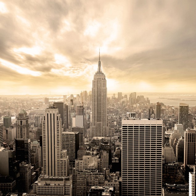 Tapet 3D panorama New York