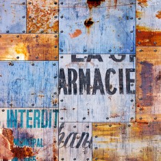 Fototapet Steel Plates, personalizat, Rebel Walls
