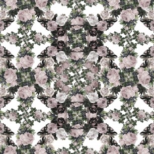 Fototapet Rebel Walls RBW-R15713. Conține culorile: Violet, Violet Pastel, Verde, Verde Reseda, Verde, Verde Crom, Gri, Telegri 4, Verde, Verde Pastel