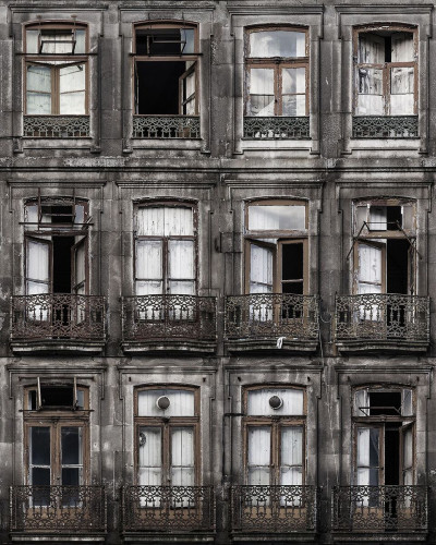 Tapet 3D Perspective La Rue cu design urban