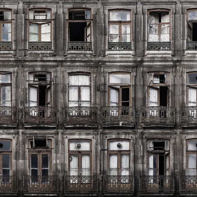 Tapet 3D Perspective La Rue cu design urban