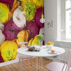 Foto tapet 3D Ranunculus, personalizat, Rebel Walls