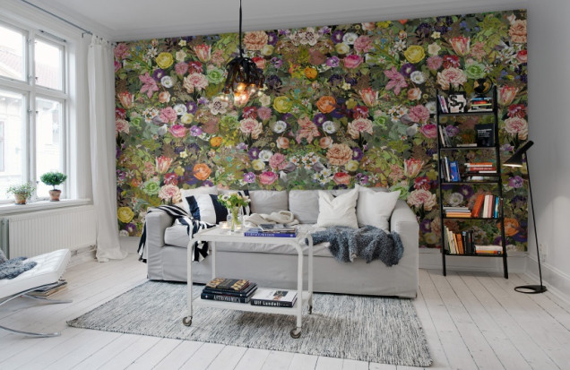 Foto tapet 3D Meadow, Color, Rebel Walls