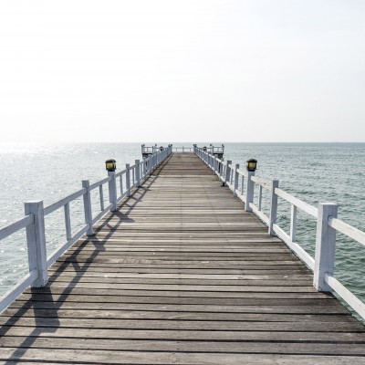 Imagine de fundal Hampton Pier - un ponton pe malul mării