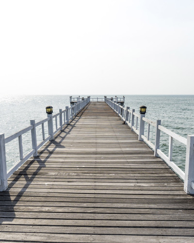 Imagine de fundal Hampton Pier - un ponton pe malul mării