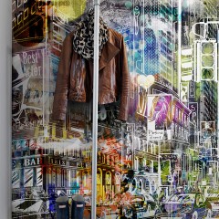 Foto tapet 3D Cartoon City, Graffiti, personalizat, Rebel Walls