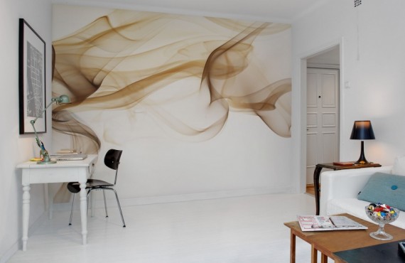 Foto tapet 3D Smoke, personalizat, Rebel Walls