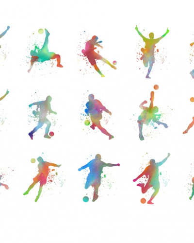 Football, Color, Rebel Walls