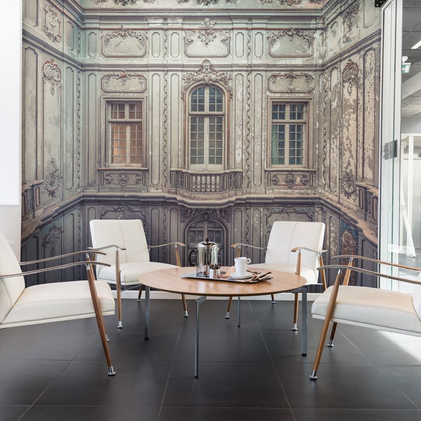 Fototapet Ruin Escape, design clasic cu un aer modern