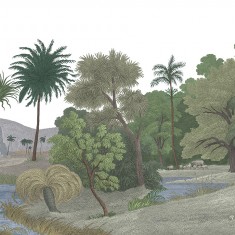 Fototapet Jungle Land, Color, personalizat, Rebel Walls