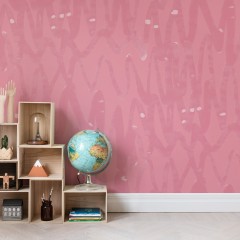Fototapet Pulse of Passion, Pink, personalizat, Rebel Walls