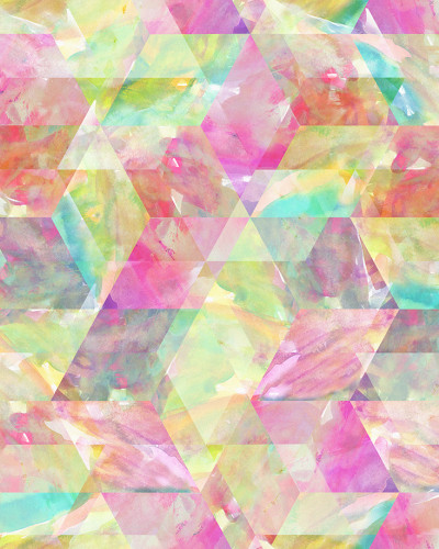 Tapet Sassy Zigzag, repetitiv, cu design geometric modern, în nuanțe pastelate