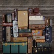 Foto tapet 3D Stacked Suitcases, Heap, repetitiv, Rebel Walls