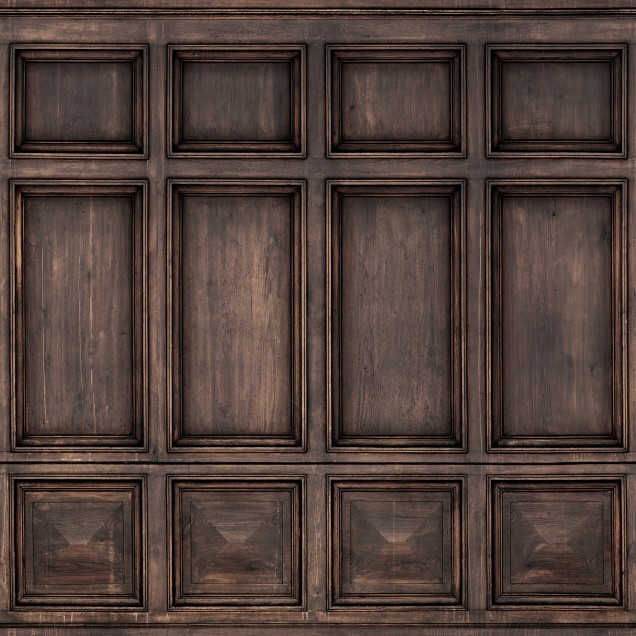 Imagine de perete cu panouri din lemn, design clasic și elegant.