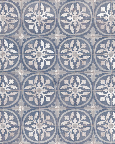 Tapet Ravenna, Cloud, cu model geometric elegant, inspirat din plăcile tradiționale de teracotă.