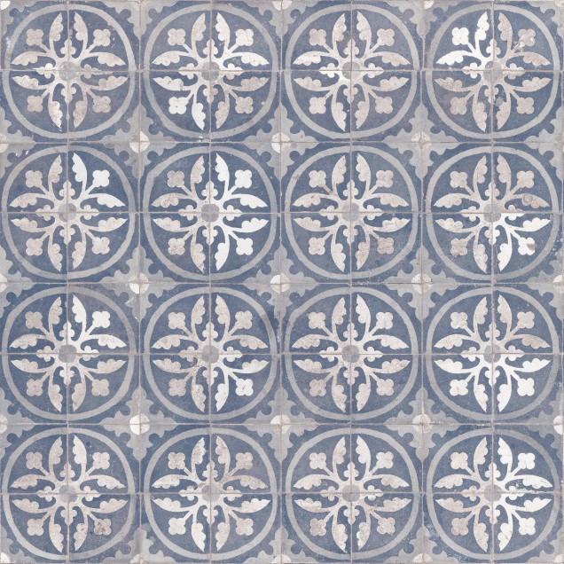 Tapet Ravenna, Cloud, cu model geometric elegant, inspirat din plăcile tradiționale de teracotă.
