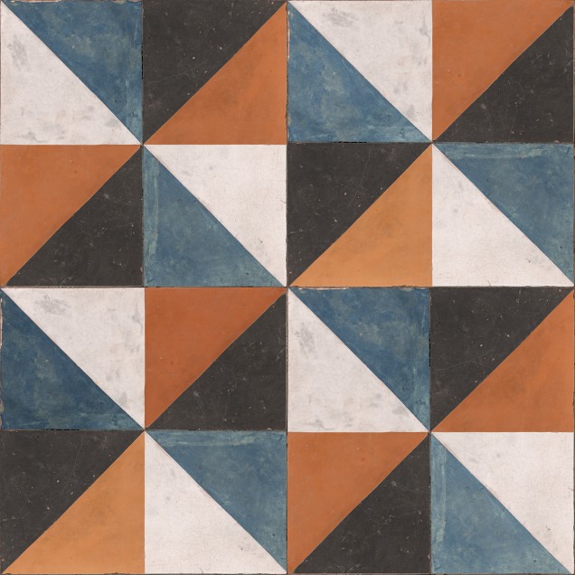 Tunis, Rust tapet cu design geometric, aspect vintage