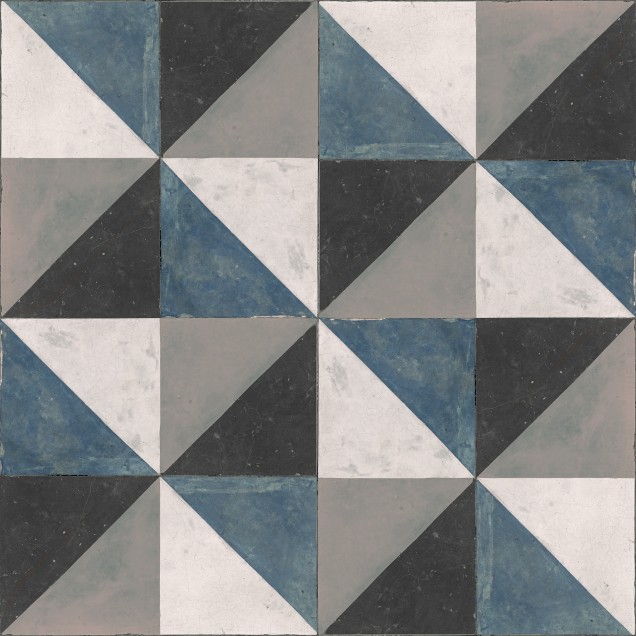 Tapet geometric 3D Tunis Cloud