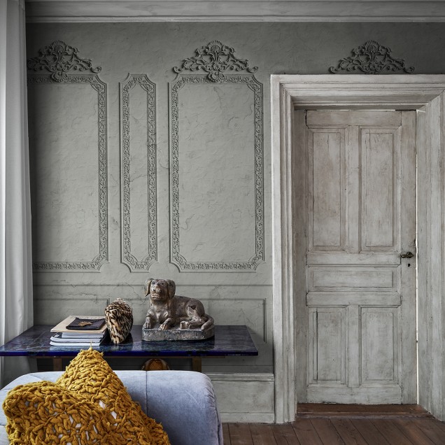 Tapet Amboise Sage - Tapet decorativ cu un design clasic, elegant, ideal pentru a adauga un aer rafinat oricarei camere.