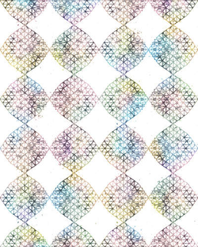 Tapet X-Ray, Color cu design abstract modern, linii geometrice fine si nuante delicate de culoare.