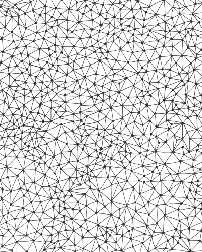 Tapet geometric minimalist Twinkle Twinkle Negru