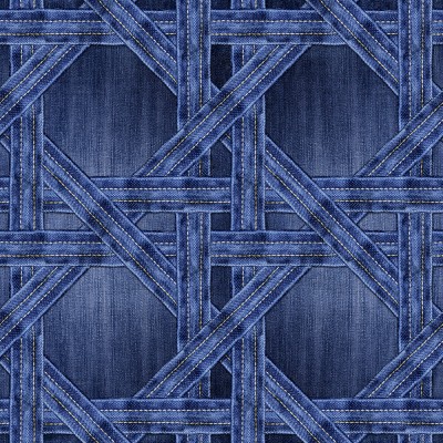 Tapet cu aspect de denim, cu un model subtil de impletituri