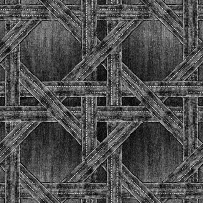 Denim Trellis, Black, Rebel Walls