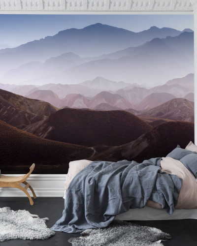 Tapet 3D Gradient Mountains