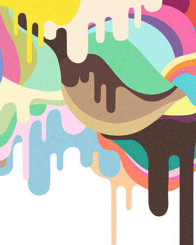 Dripping Ice Cream, Rebel Walls