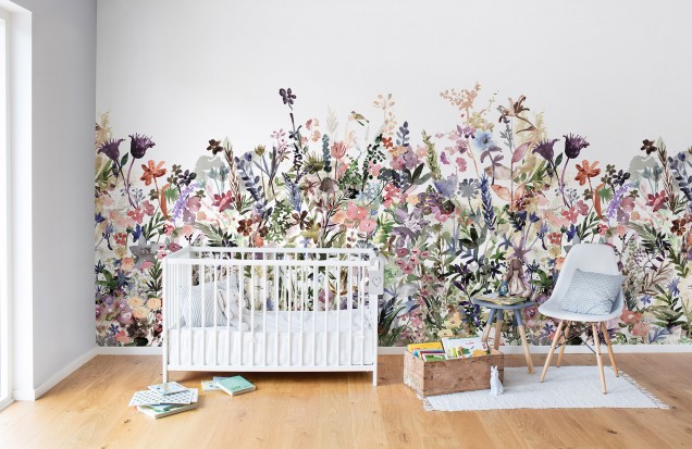 Fototapet May Meadow, Pastel, Rebel Walls