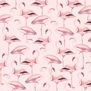 Fototapet Flamingos, Bubblegum, Rebel Walls