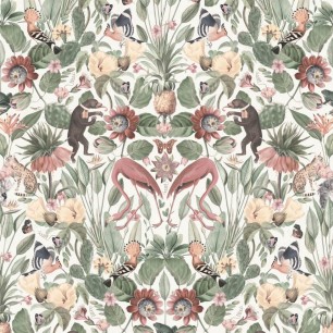 Fototapet Whimsical Jungle, Pastel, Rebel Walls