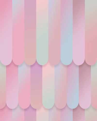 Tapet cu dungi degrade in culori pastelate