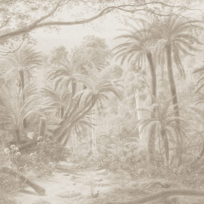 Palm Landscape, Beige, Rebel Walls