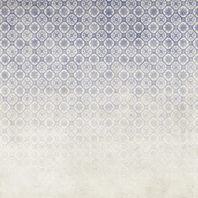 Tapet cu model geometric Musas - Albastru, degrade