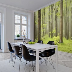 Foto tapet 3D Deciduous Forest, personalizat, Rebel Walls